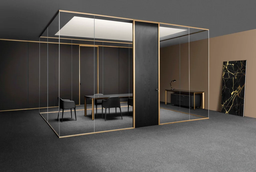 کاربردهای پارتیشن شیشه‌ای مدرن